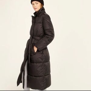 J.Crew Puffer Wrap Coat with Primaloft